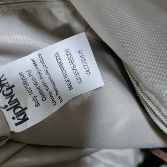 Kipling Metallic Rose Gold Brandee Crossbody And Small Pink Abby Pouch Set - Picture 8 of 14